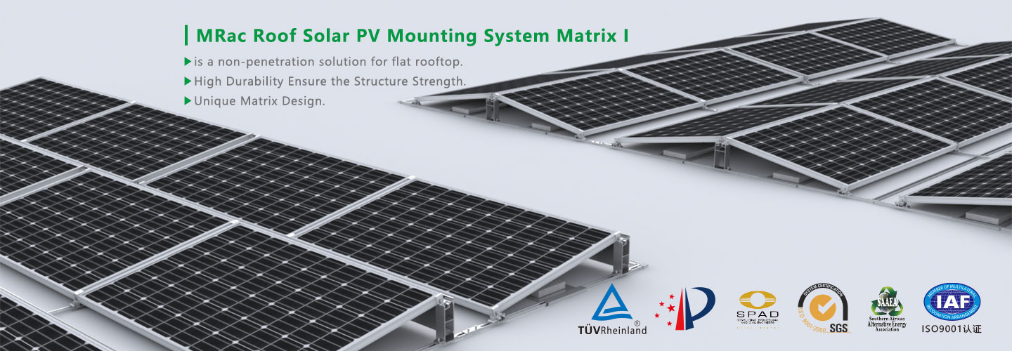 roof solar ballasted structure