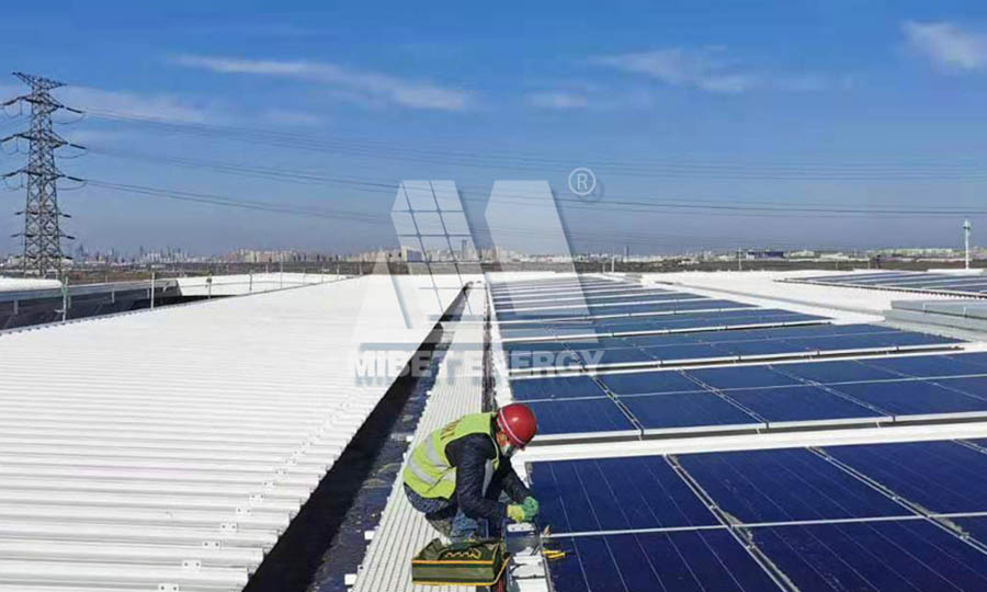 Flat Roof PV Structure