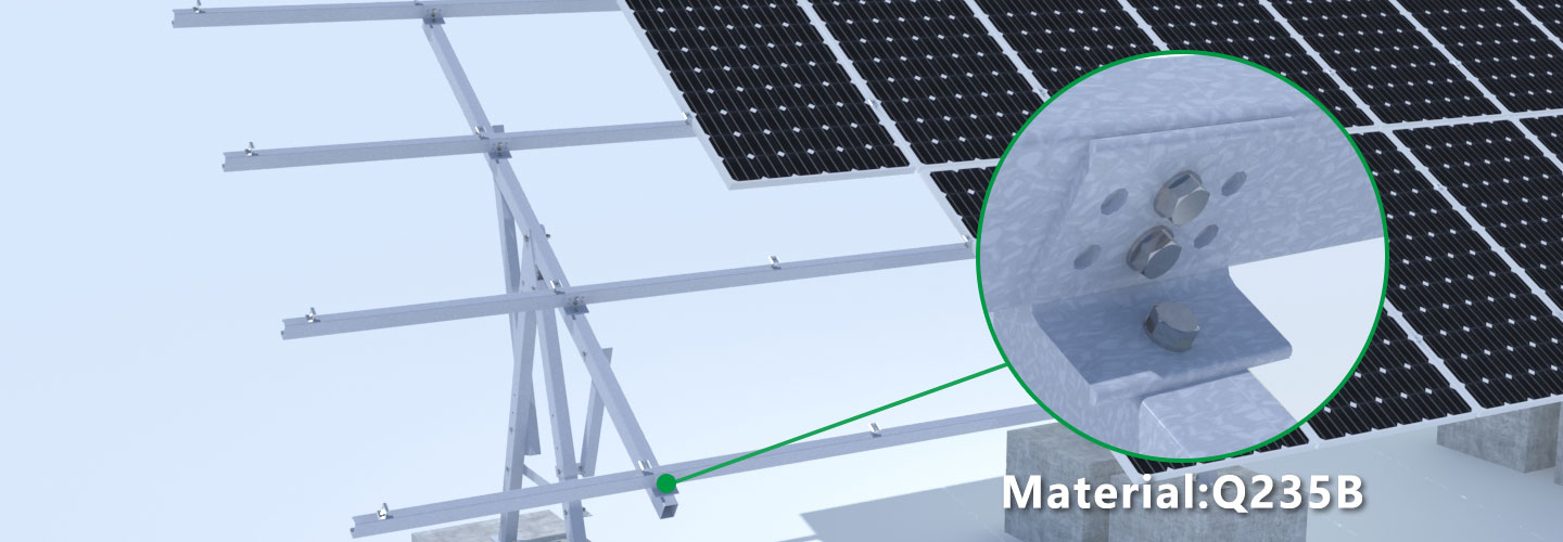Adjustable Ground Solar Mounting System