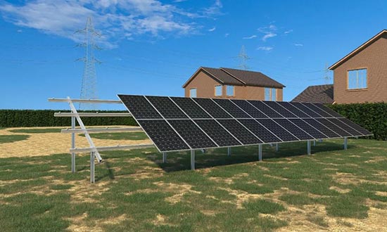 solar round PV mounting system