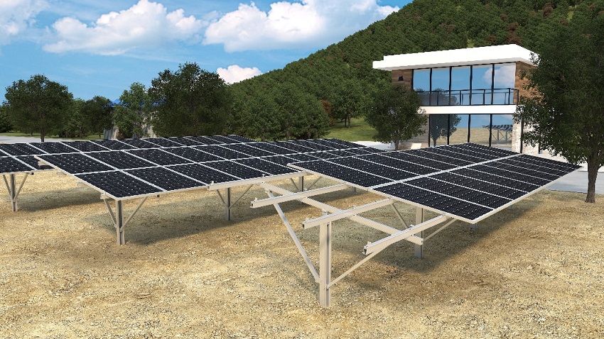 ground photovoltaic system