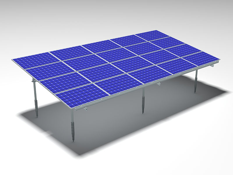Solar ground mounts