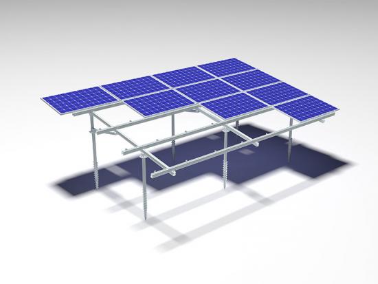 ground solar panel mounting systems