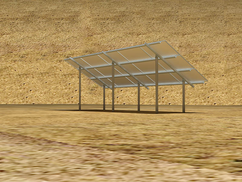 solar panel ground mount kit