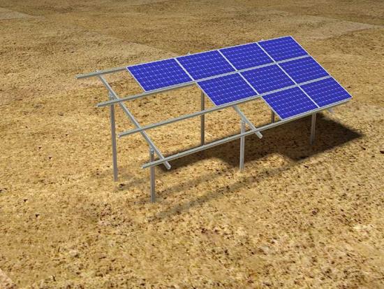 solar panel ground mount kit