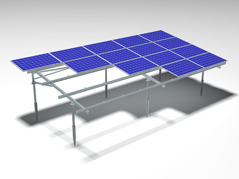 Solar ground mounts