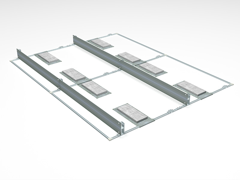 flat roof mounting system