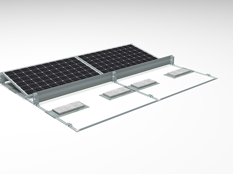 flat roof mounting system