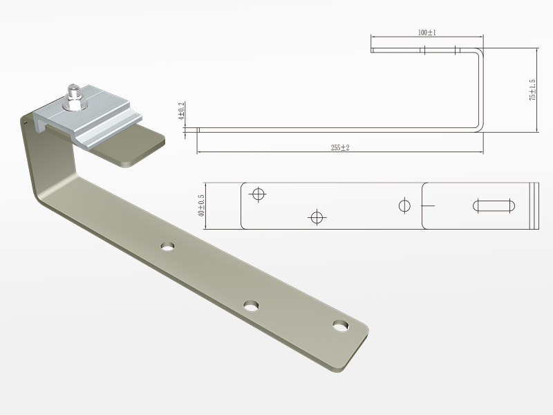 pv mounting bracket cement tiles