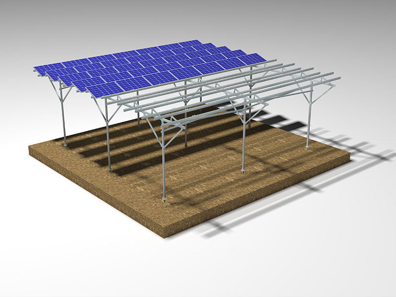Agricultural Greenhouse Mounting System