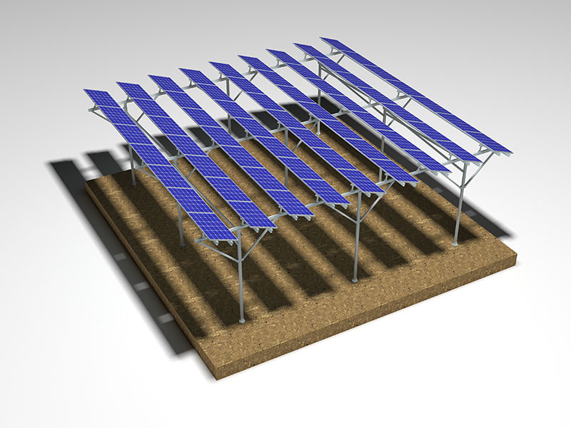 Agricultural Greenhouse Mounting System