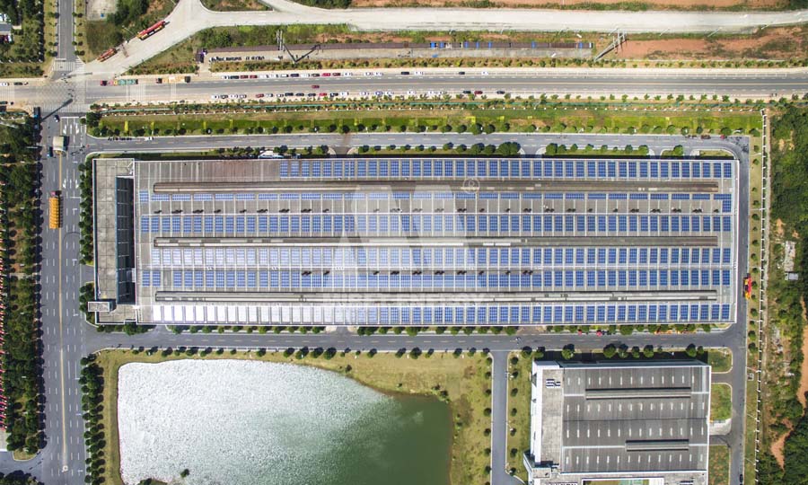 Flat Roof Ballasted Rooftop Racking China